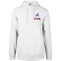 Atlanta Braves Levelwear City Connect Podium Baseline Pullover Hoodie - White