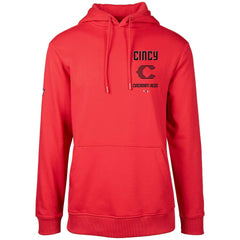 Cincinnati Reds Levelwear City Connect Podium Baseline Pullover Hoodie - Red