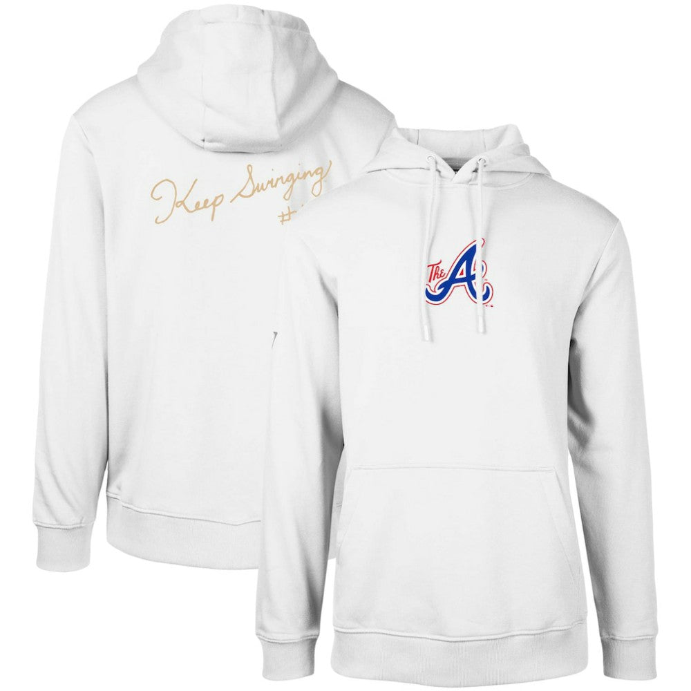 Atlanta Braves Levelwear City Connect Podium Core 2.0 Pullover Hoodie - White