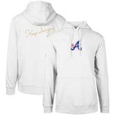 Atlanta Braves Levelwear City Connect Podium Core 2.0 Pullover Hoodie - White