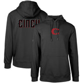 Cincinnati Reds Levelwear City Connect Podium Core 2.0 Pullover Hoodie - Black