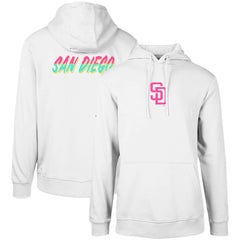 San Diego Padres Levelwear City Connect Podium Core 2.0 Pullover Hoodie - White