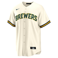 Rhys Hoskins Milwaukee Brewers Home Replica Player Jersey - Cream | Nike