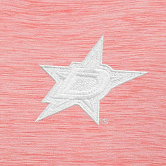 Dallas Stars Antigua White Logo Bright Quarter-Zip Pullover Coral