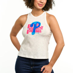 Philadelphia Phillies Lusso Women's Lourdes Tank Top - White