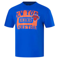 New York Knicks Pro Standard Made To Play Drop Shoulder T-Shirt - Royal outlet