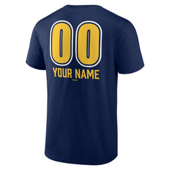 Milwaukee Brewers Personalized Name & Number Fastball T-Shirt - Navy