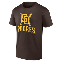 San Diego Padres Personalized Name & Number Fastball T-Shirt - Brown