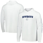 Dallas Cowboys Vineyard Vines Whale Dot Hoodie Long Sleeve T-Shirt - White for sale