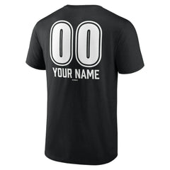 Los Angeles Dodgers Personalized Name & Number Fastball T-Shirt - Black