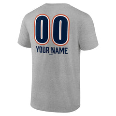 Houston Astros Personalized Name & Number Fastball T-Shirt - Heather Gray