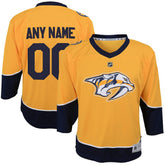 Nashville Predators Youth Home Replica Custom Jersey Gold