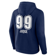 Aaron Judge New York Yankees Fastball Player Name & Number Pullover Hoodie - Navy