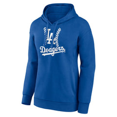 Mookie Betts Los Angeles Dodgers Women's Fastball Player Name & Number Pullover Hoodie - Royal
