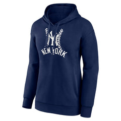 Anthony Volpe New York Yankees Women's Fastball Player Name & Number Pullover Hoodie - Navy