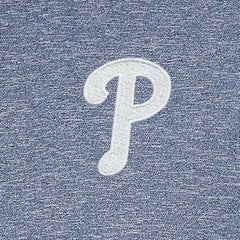 Philadelphia Phillies Antigua Hunk Quarter-Zip Top - Heather Navy