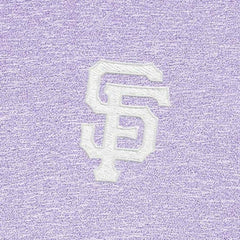 San Francisco Giants Antigua Hunk Quarter-Zip Top - Lavender