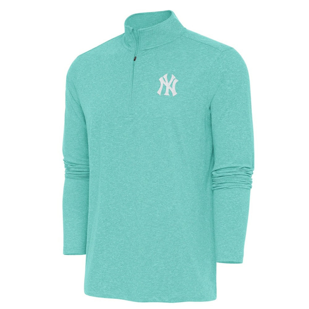 New York Yankees Antigua Hunk Quarter-Zip Top - Mint