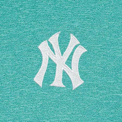 New York Yankees Antigua Hunk Quarter-Zip Top - Heather Aqua