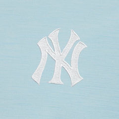 New York Yankees Antigua Bright Quarter-Zip Pullover Top - Powder Blue