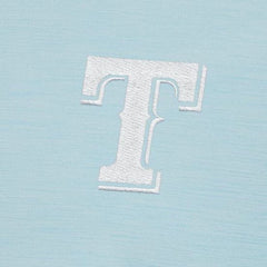 Texas Rangers Antigua Bright Quarter-Zip Pullover Top - Powder Blue