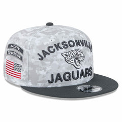 Jacksonville Jaguars New Era 2024 Salute To Service 9FIFTY Snapback Hat - White/Graphite cheap