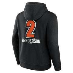 Gunnar Henderson Baltimore Orioles Fastball Player Name & Number Pullover Hoodie - Black