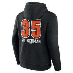 Adley Rutschman Baltimore Orioles Fastball Player Name & Number Pullover Hoodie - Black