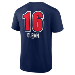 Jarren Duran Boston Red Sox Fastball Player Name & Number T-Shirt - Navy