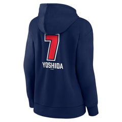 Masataka Yoshida Boston Red Sox Women's Fastball Player Name & Number Pullover Hoodie - Navy