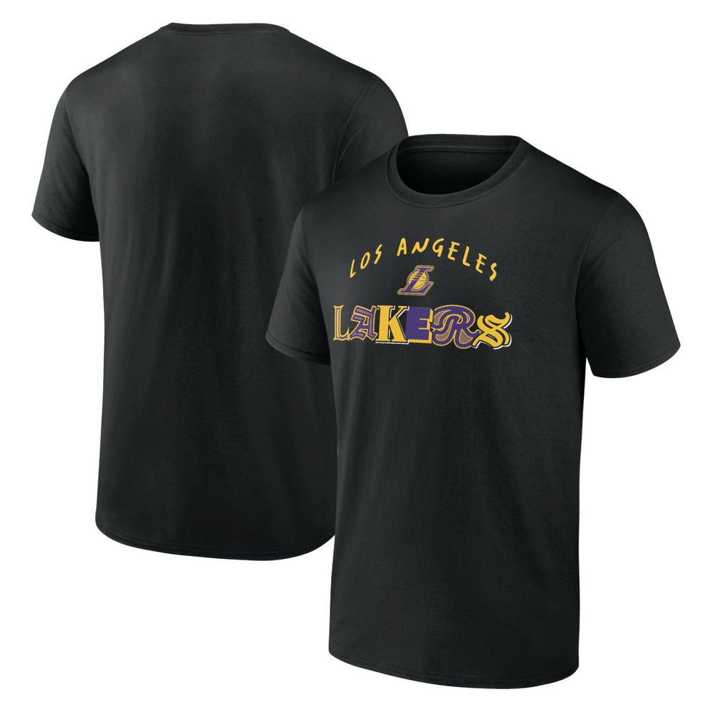 Los Angeles Lakers Graffiti Arch T-Shirt - Black cheap