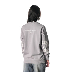 Pittsburgh Penguins The Wild Collective Unisex Tie-Dye Double Collar Pullover Sweatshirt Gray