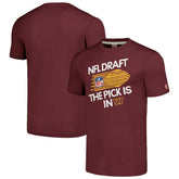 Washington Commanders Homage Unisex 2024 Team Draft Tri-Blend T-Shirt - Heather Burgundy sale