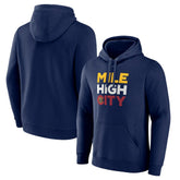 Denver Nuggets Pick & Roll Coverage Pullover Hoodie sale - Navy on sale