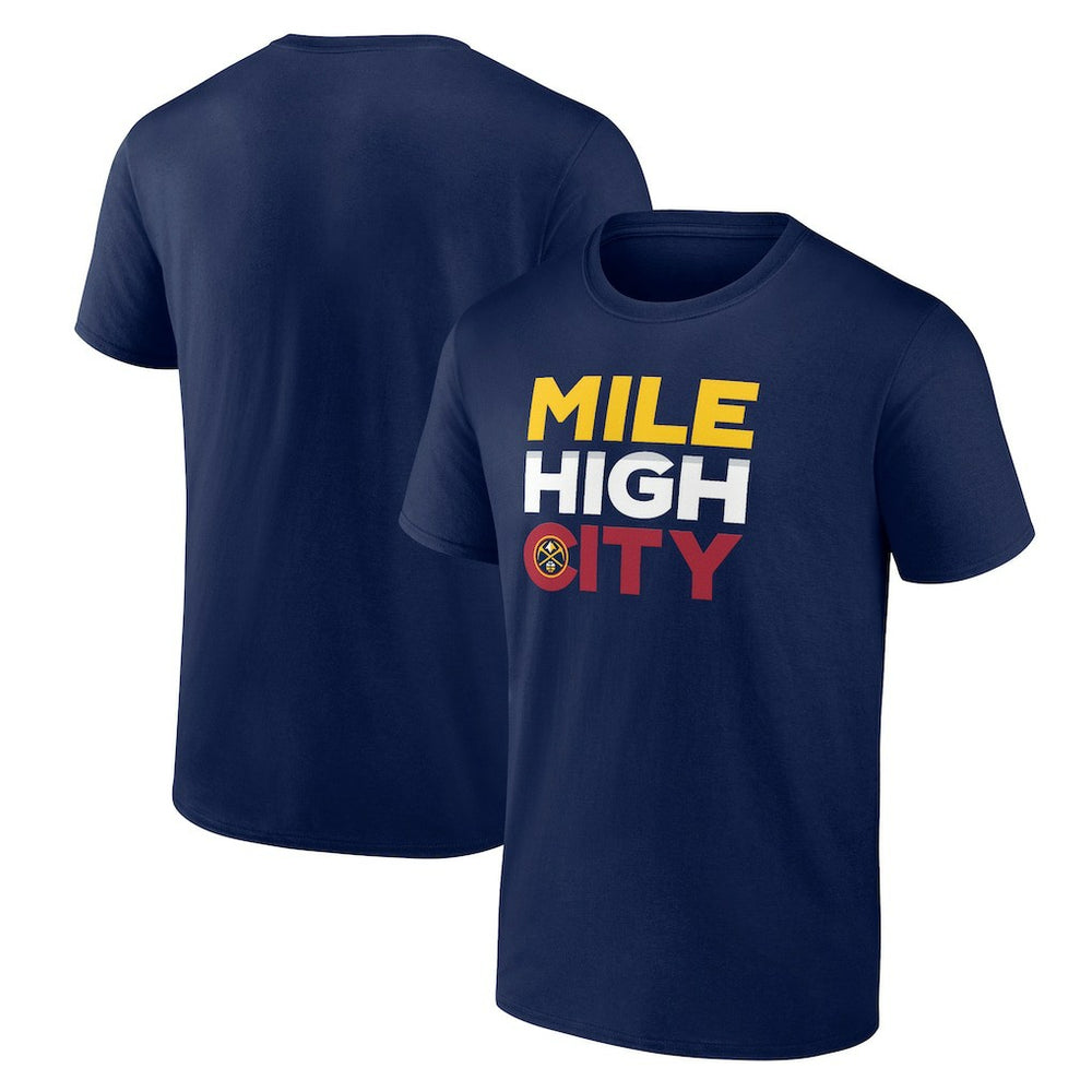 Denver Nuggets Pick & Roll Coverage T-Shirt sale - Navy shop