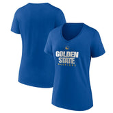 Golden State Warriors Pick & Roll Coverage V-Neck T-Shirt sale - Royal outlet