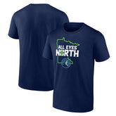Minnesota Timberwolves Pick & Roll Coverage T-Shirt - Navy outlet