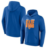 New York Knicks Pick & Roll Coverage Pullover Hoodie - Blue | New Era online