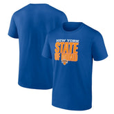 New York Knicks Pick & Roll Coverage T-Shirt - Blue | New Era online