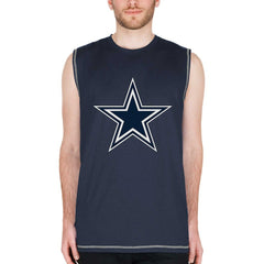 Dallas Cowboys New Era Muscle Tank Top - Navy on sale