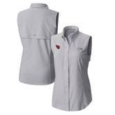 Arizona Cardinals Women's PFG Tamiami Omni-Shade Sleeveless Button-Up Shirt - Gray outlet