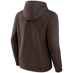 Cleveland Browns Primary Logo Pullover Hoodie - Brown online