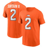 Patrick Surtain II Denver Broncos Name & Number T-Shirt - Orange | Nike for sale