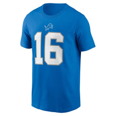Jared Goff Detroit Lions Name & Number T-Shirt - Blue | Nike cheap