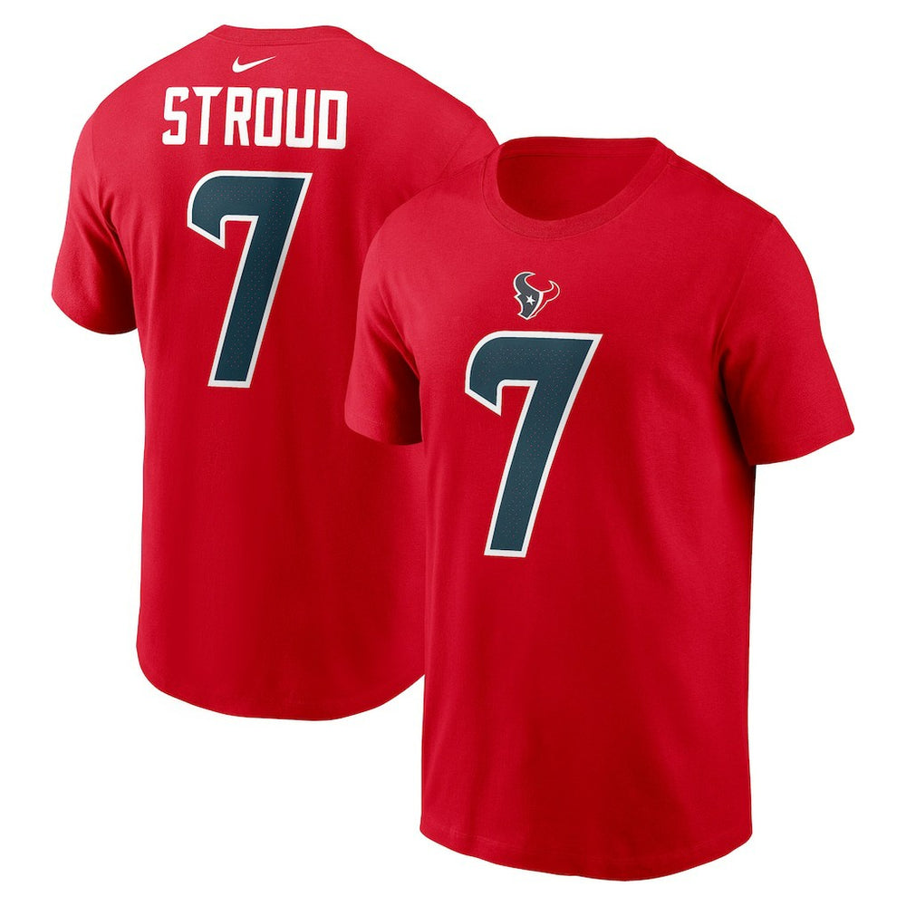 C.J. Stroud Houston Texans Player Name & Number T-Shirt - Red | Nike cheap