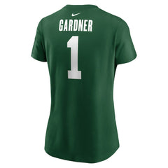 Sauce Gardner New York Jets Women's Player Name & Number T-Shirt - Green | Nike outlet