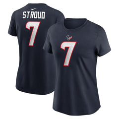 C.J. Stroud Houston Texans Women's Player Name & Number T-Shirt - Navy | Nike for sale