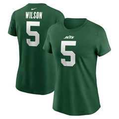 Garrett Wilson New York Jets Women's Player Name & Number T-Shirt - Green | Nike online