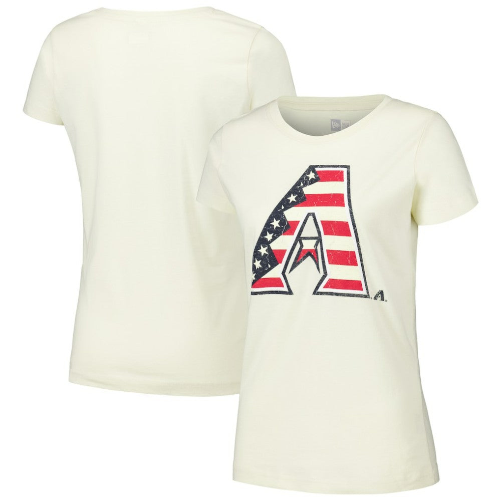 Arizona Diamondbacks Women's Vintage T-Shirt - Cream | New Era