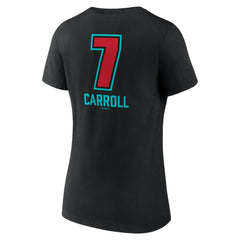 Corbin Carroll Arizona Diamondbacks Women's Name & Number Fastball V-Neck T-Shirt - Black